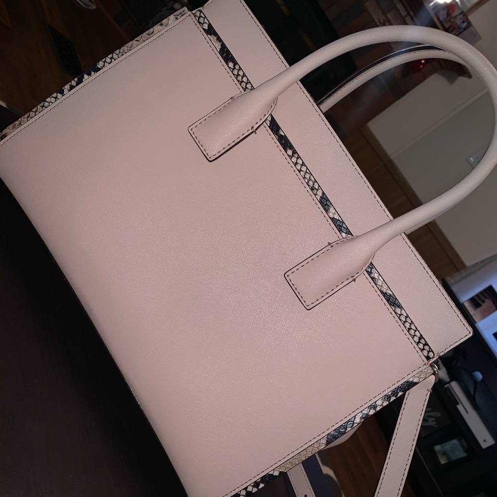 Kate Spade satchel with snakeskin